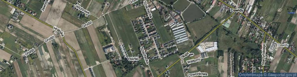 Zdjęcie satelitarne Szlachecka ul.